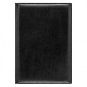 Недатированный ежедневник REINA 650U (5451) 145x205 мм черный, золоченый срез, крем. блок, в кор-ке